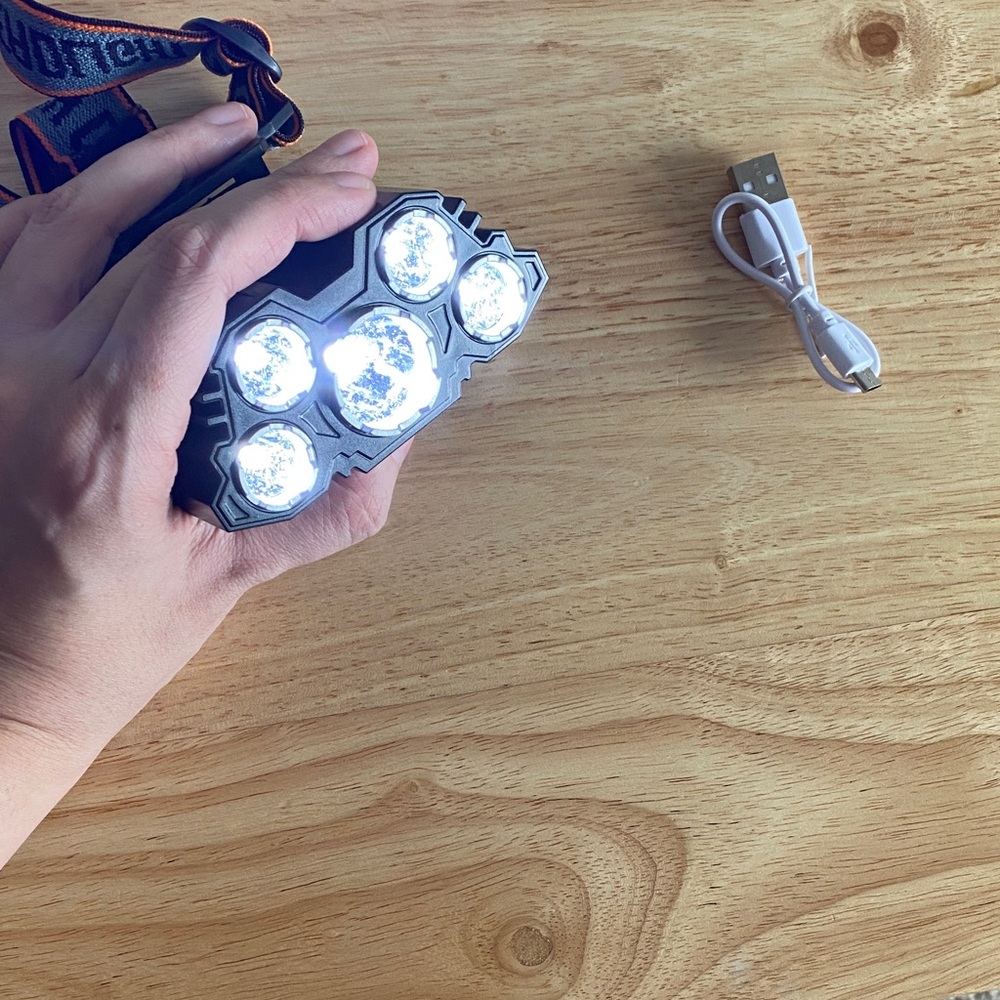 LED Headlamp with USB Charger Included - Picture 10 of 16